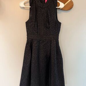 Lilly Pulitzer Black Jacquard Dress